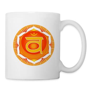 Sacral Chakra Svadhisthana - Mug - white - Right