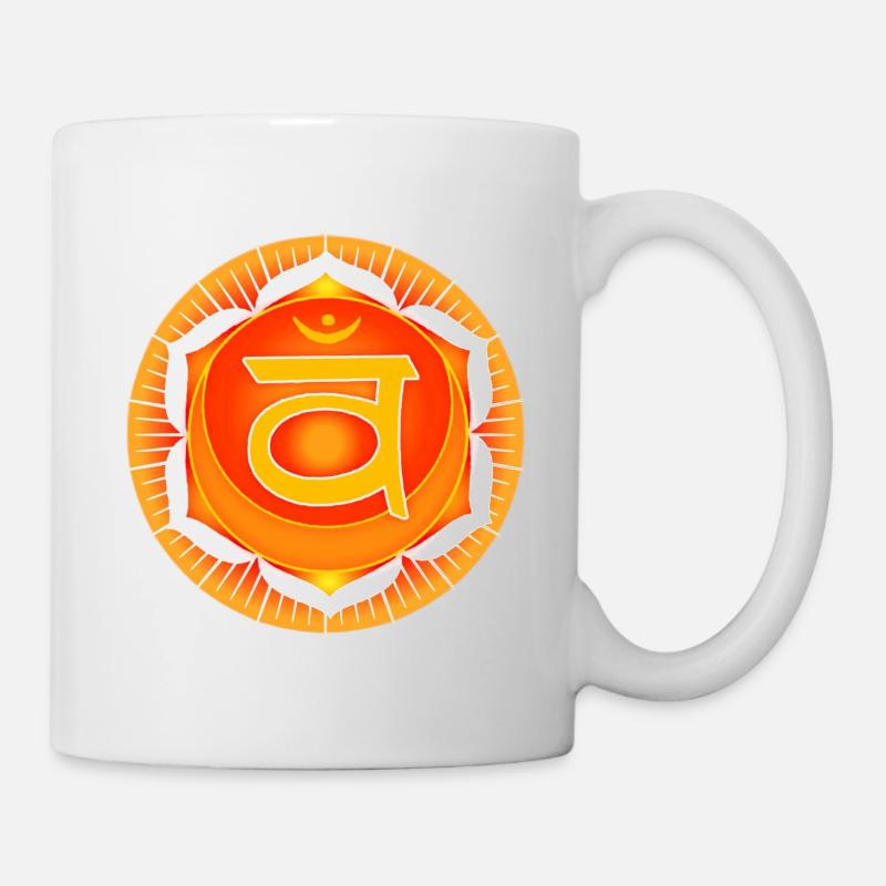 Chakra sacré Svadhisthana - Mug blanc - blanc