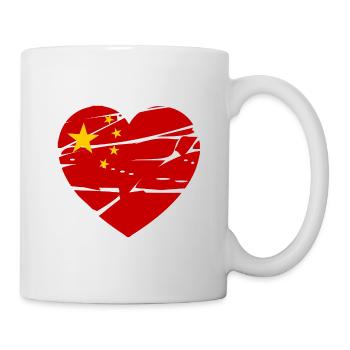 China Flag Heart - Mug - white - Right