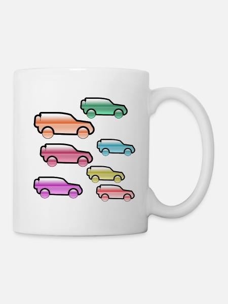 Autos - Tasse - Weiß