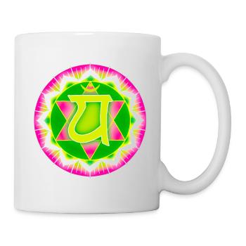 Heart Chakra Anahata - Mug - white - Right