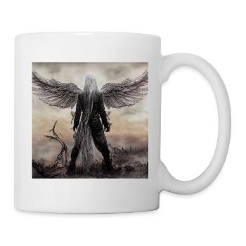 Winged Guardian in the Mist - Mug - white - Right