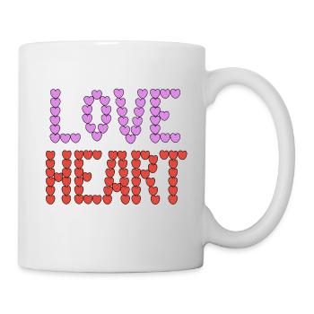 Love Heart typography - Mug - white - Right