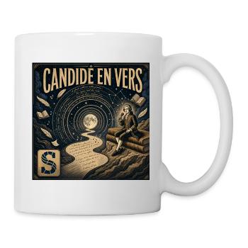 Candide en Vers Conte Lyrique Nocturne - Mug blanc - blanc - Droite
