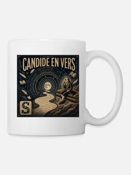 Candide en Vers Conte Lyrique Nocturne - Mug blanc - blanc