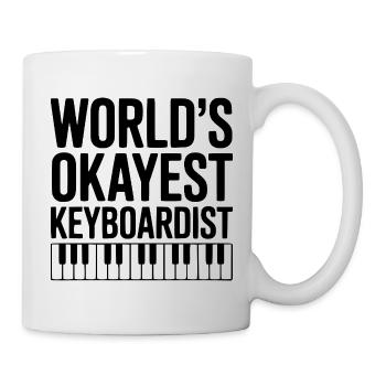 World's Okayest Keyboardist - Mug - white - Right