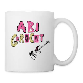 Schulabschluss Abi gerockt - Tasse - Weiß - Rechts