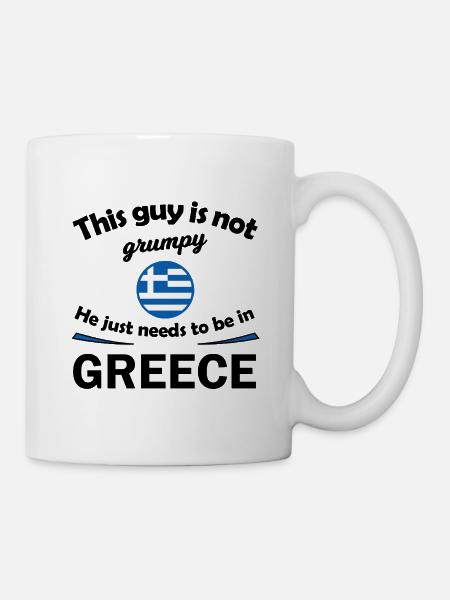 Griechenland Fans - Tasse - Weiß