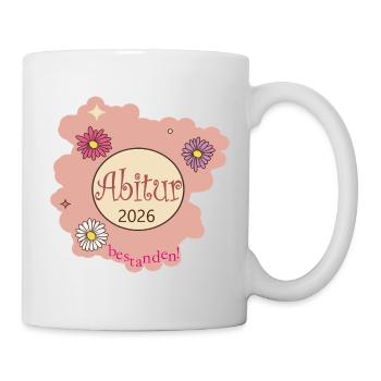 Abitur 2026 Bestanden - Tasse - Weiß - Rechts