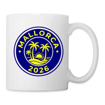 Palmiers de Majorque 2026 - Mug blanc - blanc - Droite
