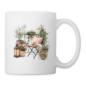 Gemütliche Balkonoase - Mug blanc - blanc - Droite