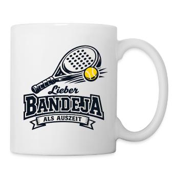Lieber Bandeja Als Auszeit - Tasse - Weiß - Rechts