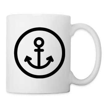 Voile - Mug blanc - blanc - Droite