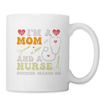 Je suis maman et infirmière - Mug blanc - blanc - Droite