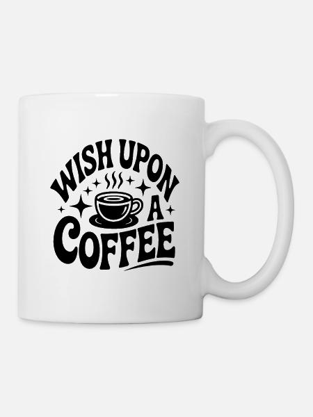 Wünsch dir Kaffeezauber - Tasse - Weiß