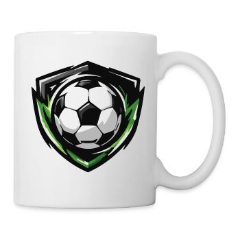 Football Soccer Crest - Mug - white - Right