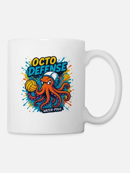 OctoDefense Water Polo - Mug - white