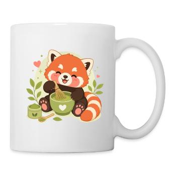 Red Panda Matcha Love - Mug - white - Right