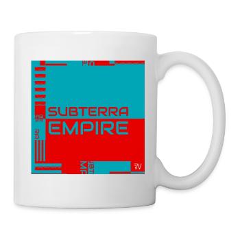 Pochette officielle de l’Empire Subterra - Mug blanc - blanc - Droite
