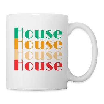 House Music - Mug - white - Right