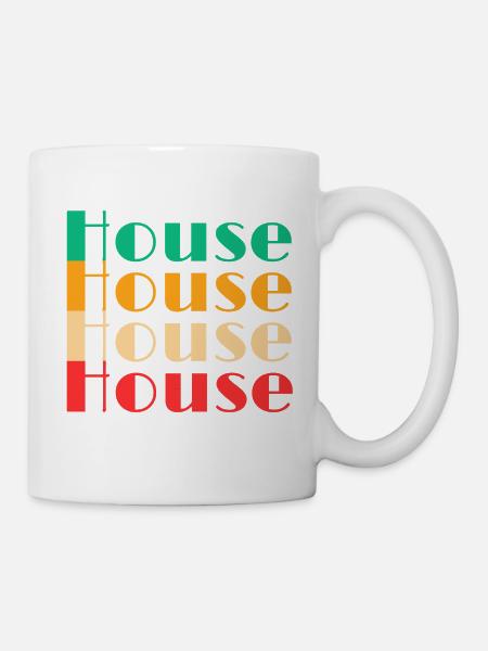 House - Tasse - Weiß