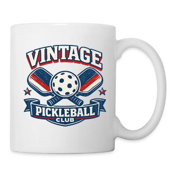 Vintage Pickleball Club Graphic - Mug - white - Right