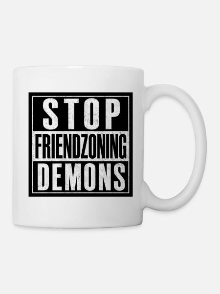 Stop Friendzoning Demons - Mug - white