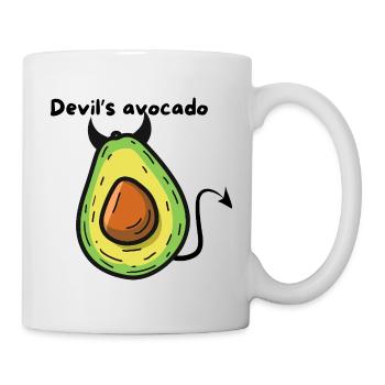 Avocat Démon Pop Cartoon - Mug blanc - blanc - Droite