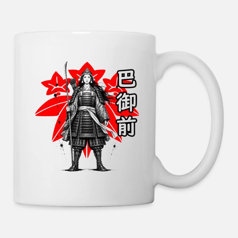 Tomoe Gozen, une samouraï légendaire - Mug blanc - blanc
