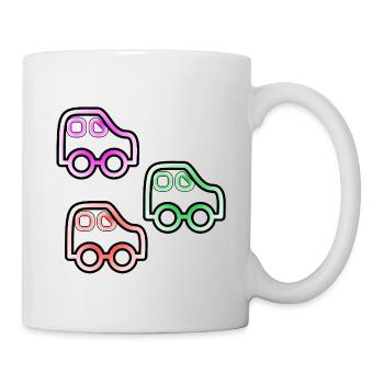 Automobiles - Mug blanc - blanc - Droite