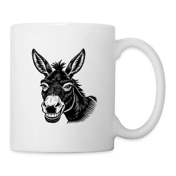 Donkey smile - Mug - white - Right