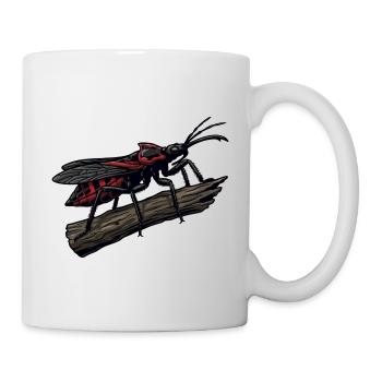 Bug Assassin Bug Hunter Red Strike Tattoo - Mug - white - Right