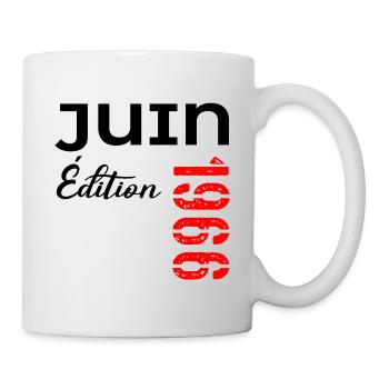Édition Juin 1966 - 60e Anniversaire - Mug blanc - blanc - Droite