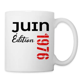  Juin 1976 - 50e anniversaire - Mug blanc - blanc - Droite