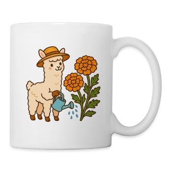 Alpaca Garden Club Funny Garden Alpaca - Mug - white - Right