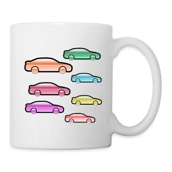 Automobiles - Mug blanc - blanc - Droite