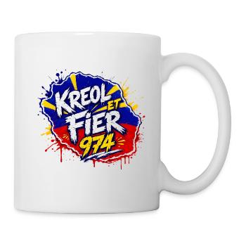 Kreol und Fier 974 - Tasse - Weiß - Rechts