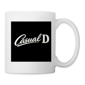 Casual D Vintage Script - Mug - white - Right