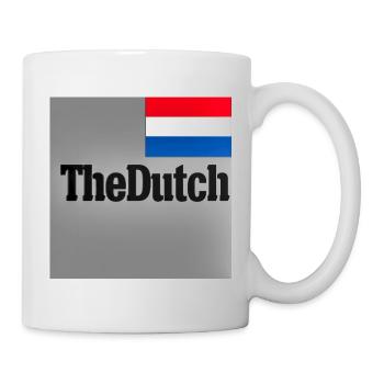 Die niederländische Typografieflagge - Tasse - Weiß - Rechts