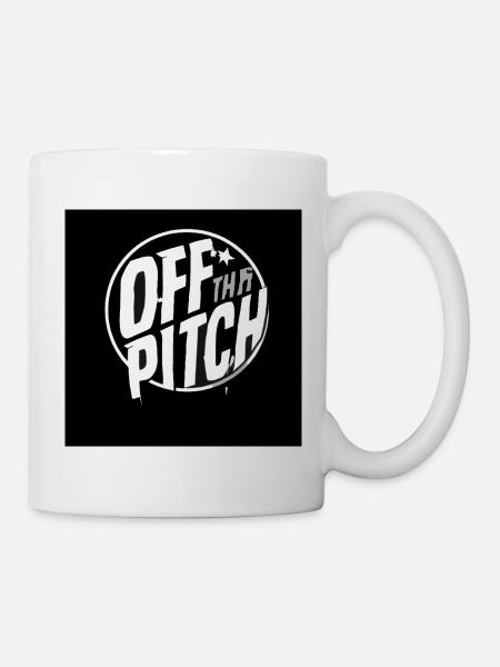 Off the Pitch Circle Logo - Tasse - Weiß