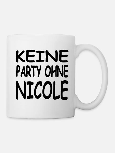 Nicole - Tasse - Weiß