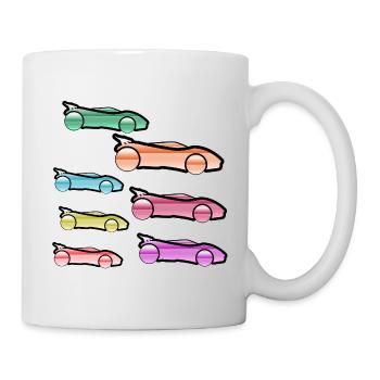 Automobiles - Mug blanc - blanc - Droite