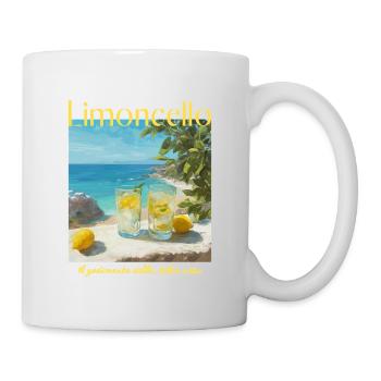 Limonecello am Strand - Tasse - Weiß - Rechts