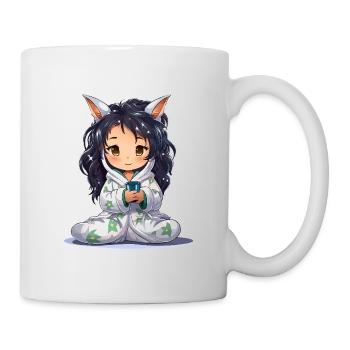 Sweat à capuche Star Chibi Cuddly Hero - Mug blanc - blanc - Droite
