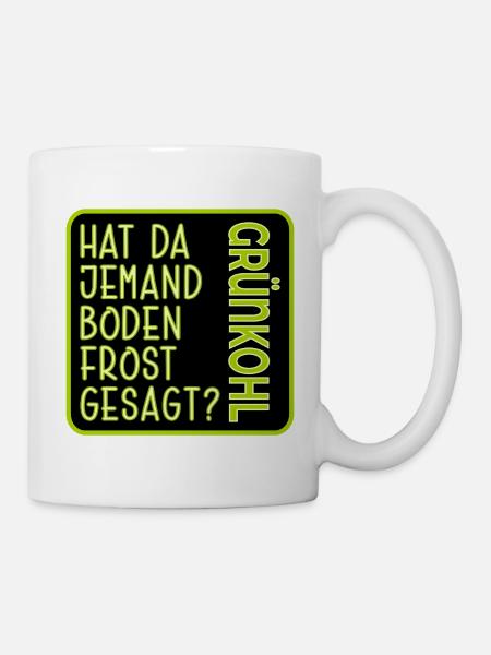 BODENFROST WINTER - GRÜNKOHL - Tasse - Weiß
