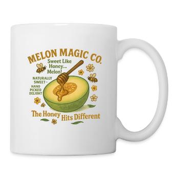 Melon Honey Magic Illustration - Mug - white - Right