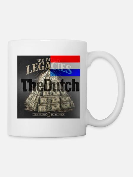 Vermächtnispyramide: Fokus und Freiheit - Tasse - Weiß