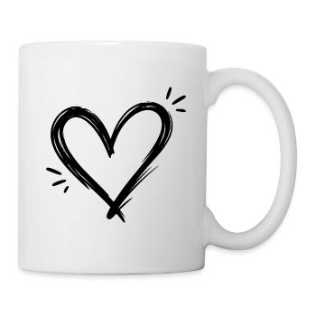 Heart - Mug - white - Right