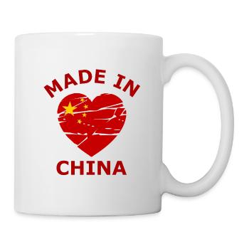 Red Heart Made in China - Mug - white - Right