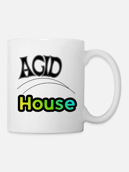 Acid House - Tasse - Weiß